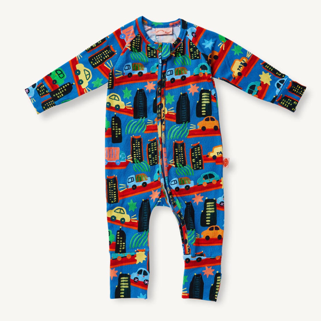 Australia-wide baby gift delivery | Buy Halcyon Nights Online | Same Day New Baby Gift Delivery | Seoul City Long Sleeve Zip Suit