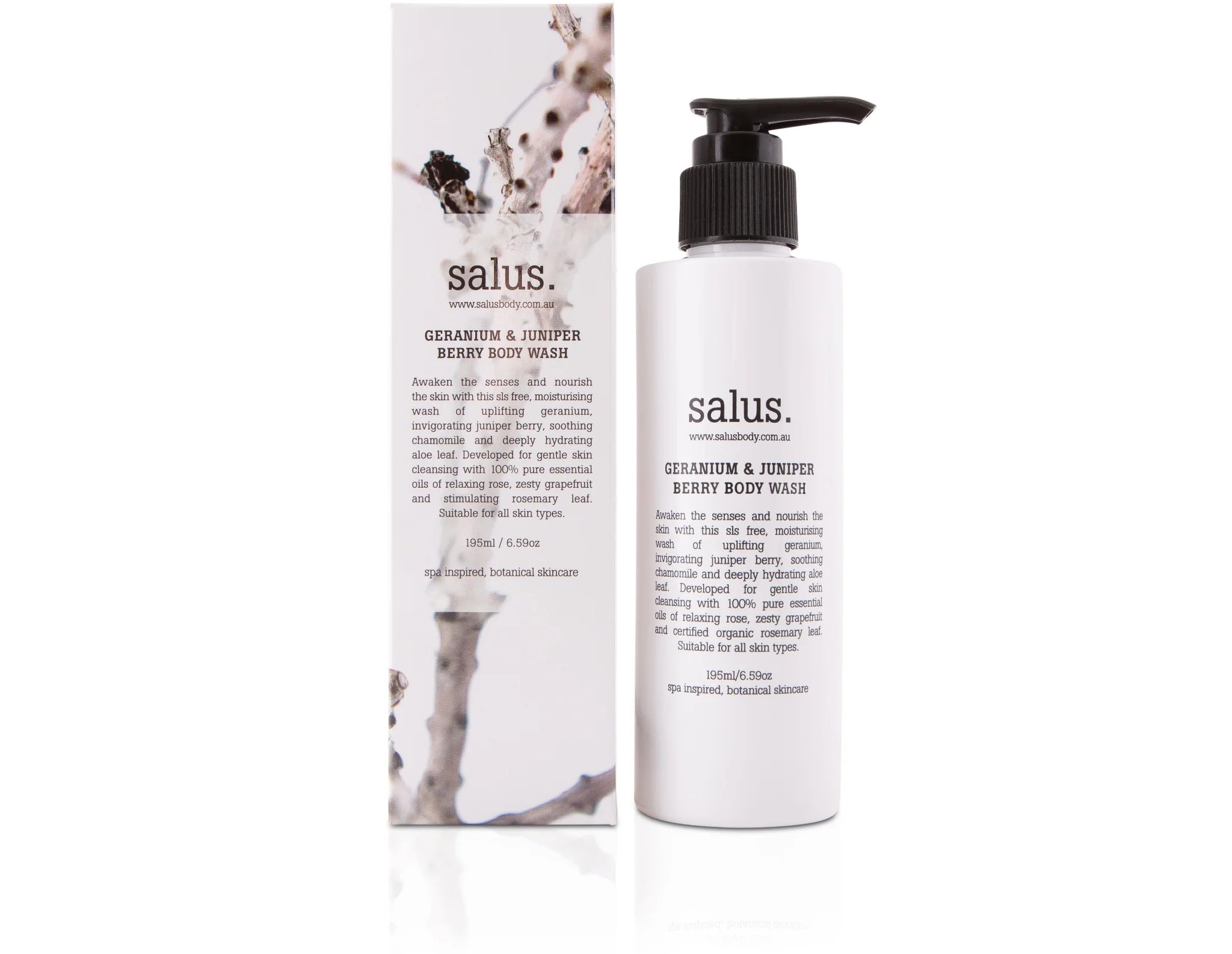 Salus Geranium & Juniper Berry Body Wash